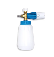 Pistolet de lavage à mousse haute pression réglable avec connecteur rapide 1/4 pouce et lance de nettoyage grand calibre
