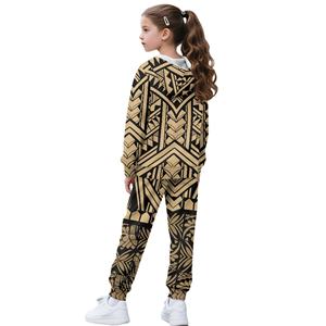 Op Maat Gemaakte Meisjes Hoodie Leggings Set Tiener Lange Mouw Sweatshirts Joggingbroek Herfst Outfits Lente Herfst Kleding 6-15 - Product Image 2