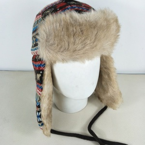 Gorro de Invierno Personalizado de Punto Cálido para Equipo de Esquí, Estilo Ruso, para Hombre y Mujer, con Forro de Piel Sintética y Orejeras a Cuadros - Product Image 6