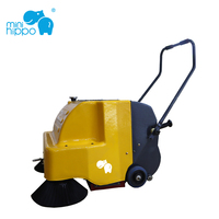 Mini Hippo M105-3 Balayeuse autoportée électrique pour la collecte de feuilles, nouvelle machine de nettoyage à pousser pour voirie