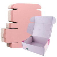 Boîte d'expédition d'emballage en papier cadeau tendance à la mode personnalisée pour vêtements boîte d'emballage en carton ondulé kraft