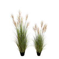 Plantes artificielles en roseau, plantes en pot sur pied, articles de décoration paysagère pour la maison, le salon, les boutiques et les gîtes