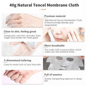 OEM-Mascarillas Faciales de marca privada personalizadas, mascarilla Facial hidratante coreana, hoja de belleza orgánica para el cuidado de la piel - Product Image 4