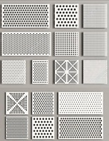 Maille en métal perforée décorative de trous de tôle perforée d'acier inoxydable pour des matériaux de construction d'écran pour clôturer des portes de treillis