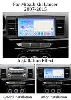 Autoradio Android pour Mitsubishi Lancer 2007 - 2015, lecteur multimédia Carplay, autoradio 2din, unité principale audio, navigation GPS 9 pouces