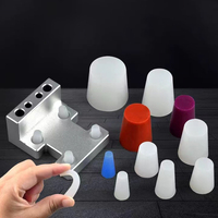 Bouchons en caoutchouc de silicone personnalisés en gros pour usine, bouchons coniques pour trous, pour l'étanchéité, non toxiques, en caoutchouc massif