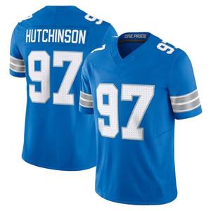 Uniforme de Fútbol Americano de Segunda Generación de los Detroit Lions de la NFL, Diseño de Impresión por Transferencia de Calor, Servicio OEM, 100% Poliéster, Unisex - Product Image 4