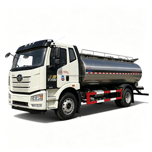 รถบรรทุกนมสด FAW J6L 4x2 240 แรงม้า ความจุ 10,000 ลิตร 11 ลูกบาศก์เมตร  ถังสแตนเลสเกรดอาหาร 304 สำหรับขนส่งนม - Product Image 1
