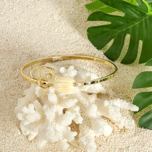 Hawaiiaanse Sieraden Groothandel 14K Gouden Armband Vlinder Schildpad Golf Hart Gouden Charme Pikake Jasmijn Armband Voor Meisjes - Product Image 2