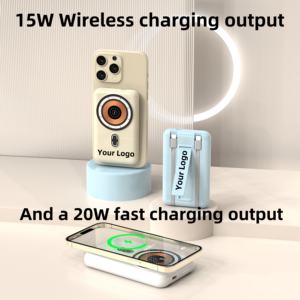 גבוה pd 22.5w טעינה מהירה 10000mah סוג-c נייד חיבור אלחוטי מגנטי בנק חשמל אולטרה דק עליות תחנת כוח בנק - Product Image 2