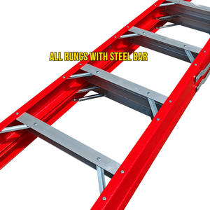 3-12 escalones 0,9-3,<span class=keywords><strong>6</strong></span> <span class=keywords><strong>metros</strong></span> A-Frame Escaleras <span class=keywords><strong>de</strong></span> <span class=keywords><strong>escalera</strong></span> plegables <span class=keywords><strong>de</strong></span> fibra <span class=keywords><strong>de</strong></span> vidrio - Product Image 4