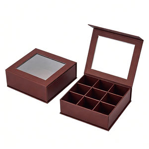 Scatola di Cartone Pieghevole di Lusso con Logo Personalizzato Chiusura Magnetica per Cioccolatini Confezione Regalo - Product Image 1