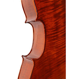 Violonchelo Natural Flameado en Oferta, Hecho a Mano con Arco <span class=keywords><strong>de</strong></span> Madera <span class=keywords><strong>de</strong></span> Brasil y Fondo/Lados <span class=keywords><strong>de</strong></span> Arce Flameado Natural, Precio Bajo - Product Image 5