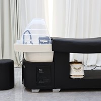 Fauteuil de lavage de cheveux moderne et personnalisé 2026 pour salon de beauté, spa, salon de manucure, hôtel, hôpital, massage thaïlandais, thérapie aquatique, en fibre de verre