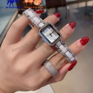 Hot Sale Premium Women's Quartz Watch Light Luxury <b>Square</b> Dial 32mm Alloy Case Retro Glass Antique Business Versatile 20mm Band - Product Image 4