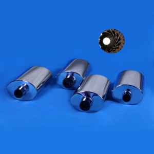 Résonateur d'échappement en acier inoxydable de 2,5 pouces, corps large de 350 mm, ton profond, haut débit, silencieux universel pour la performance automobile - Product Image 3