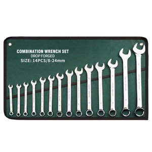 In Stock 14pcs <b>Metric</b> Combination Wrench <b>Set</b> Professional Durable Combine <b>Spanner</b> for Auto Repair - Product Image 1