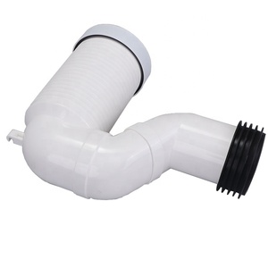 HP103 tuyau de déchets de salle de bain de marque d'eau coude PVC tuyau de Drainage en plastique de toilette/<span class=keywords><strong>WC</strong></span> tuyau de connecteur de casserole de toilette - Product Image 4