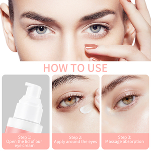 Crema Reafirmante de Ojos con Colágeno de Marca Privada OEM, Hidrata, Reduce las Ojeras, Blanquea e Ilumina los Ojos - Product Image 5