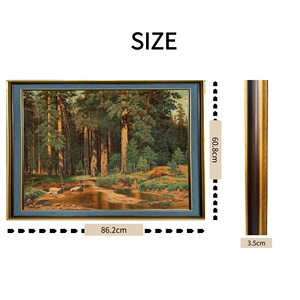 Tái bản tranh in trên vải chống tia cực tím thân thiện với môi trường theo phong cách Art Deco của Ivan Ivanovich Shishkin - Product Image 4