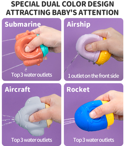 Juguetes de Baño de Silicona de Grado Alimenticio con Diseño de Conejo, Juguetes Flotantes Suaves para Bebés y Niños - Product Image 5