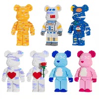 Fabricants vendant des blocs de construction personnalisables pour l'éducation de la petite enfance L'ours violent a été un jouet en plastique ABS