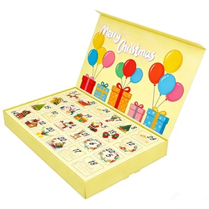 Caja <span class=keywords><strong>de</strong></span> Calendario <span class=keywords><strong>de</strong></span> Adviento <span class=keywords><strong>de</strong></span> Belleza <span class=keywords><strong>de</strong></span> 24 Días, Impresa Personalizada, Reciclable, Vacía para Rellenar, Empaque con Materiales Reciclados para Productos <span class=keywords><strong>de</strong></span> Pestañas - Product Image 2
