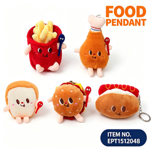 EPT Llavero de Peluche de Bola de Carbón de Dibujos Animados, Suave y Esponjoso, Colgante para Bolso, Mochila, Regalo de la Suerte para Niños - Product Image 5