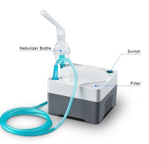 Alat Kesehatan Bersertifikat ISO&CE, Nebulizer Kompresor Portabel untuk Rumah Sakit dan Rumah Tangga, untuk Anak-Anak dan Dewasa, Terapi Penyakit Pernapasan - Product Image 2