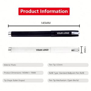 Stylos à bille en plastique sans minimum de commande, impression UV, personnalisés, gravure laser, logo d'entreprise - Product Image 4