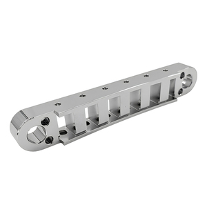 อะไหล่เครื่องดนตรีฮาร์ดแวร์กีตาร์ชุบโครเมียม ชิ้นส่วนอะลูมิเนียม CNC แบบกำหนดเอง - Product Image 3
