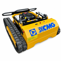 Tondeuse à gazon télécommandée sur chenilles, moteur diesel 4 temps 23 CV, dénivelé 45 degrés, débroussailleuse KD192F, largeur de coupe 800 mm, pour verger
