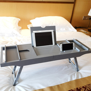 Étagère de bain en bambou avec repose-pieds, porte-vin rétractable et mobile, rangement de salle de bain, usage adulte - Product Image 4