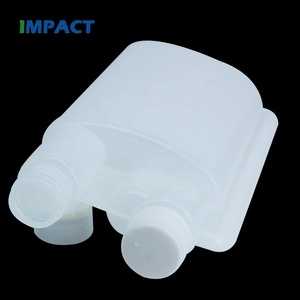 측정용 트윈 넥 병 500ml 플라스틱 HDPE 화이트 듀얼 챔버 병 - Product Image 6