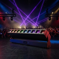 Barre de lumière mobile à zoom pixel MOKE 10x60W RGBW 4-en-1 DMX LED Beam Wash pour DJ, discothèque, club, fête