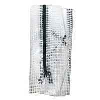 Petite serre de jardin en plastique polycarbonate Tunnel facilement assemblé pour les plantes de jardin Utiliser un cadre en métal