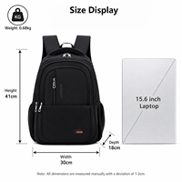Sac à dos d'affaires imperméable personnalisé HAIBOWY, sac à dos décontracté en polyester pour ordinateur portable, idéal pour les voyages et l'école, pour étudiants