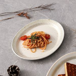 Japanese Style Oval Shape <b>Ceramic</b> Fish Dish Home Steamed Fish Dish Creative Porcelain Serving <b>Plate</b> for Restaurant - Product Image 3
