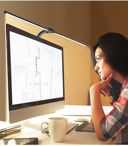 Lámpara <span class=keywords><strong>LED</strong></span> de escritorio con brazo oscilante, <span class=keywords><strong>Flexible</strong></span>, cuello de cisne, Clip de luz de Mesa, con abrazadera - Product Image 2