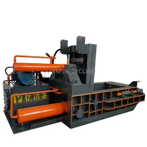 scrap copper shavings compactor baling machinery bale press/metal baler machine used baler parts