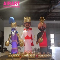 Décoration d'événements extérieurs pour la défilée de l'Épiphanie, personnages gonflables personnalisés pour la fête des Trois Rois, mascotte, ballon
