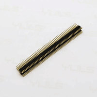 Connecteur de type broche droite à espacement de 1,27x2,54 mm, double rangée SMT SMD, hauteur 1,7 mm ou 2,54 mm, positions 02P-50P