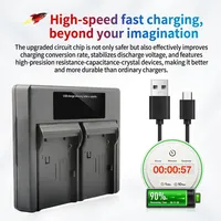 Chargeur double écran LCD multi-scénarios AHDBT-401 AHDBT-301 4.2V700mA pour caméra d'action GoPro Hero3 Hero3+ Hero4, utilisation en extérieur