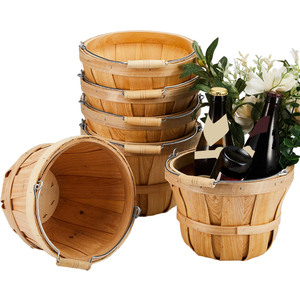 Wooden Fruit Holder Wooden Produce <b>Basket</b> Wooden Produce Bowl Wood Fruit Storage <b>Basket</b> Custom Wooden Fruit <b>Basket</b> - Product Image 5
