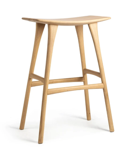 Versatile Wooden Ottoman Stool Modern Design for Relaxation & <b>Footrest</b> for Living Room Bedroom & Entry School - Product Image 1