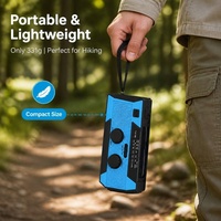 Notfall-Überlebensset SOS IPX3 Wasserdicht 5000mAh Akku LED-Taschenlampe AM FM NOAA Warnung Hurrikan-Vorsorge-Radio