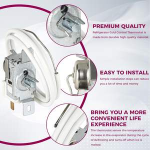 2198202 Remplacement de la commande du <span class=keywords><strong>thermostat</strong></span> du réfrigérateur, contrôle du <span class=keywords><strong>thermostat</strong></span> du congélateur adapté aux réfrigérateurs Ken-More <span class=keywords><strong>Whirlpool</strong></span> - Product Image 6