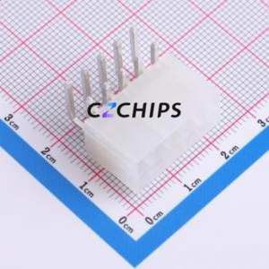 WB420A2H-100P-001 Wire-to-Board Pin Header Bent Lead Through Hole,P=4.2mm 2x5P 4.2mm Right Angle Insert Mini-Fit (MX 4.2) - Product Image 1