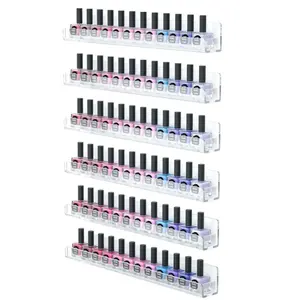 Étagères flottantes en acrylique Nail Techs Présentoir mural transparent pour vernis à ongles en acrylique de 15 pouces - Product Image 1
