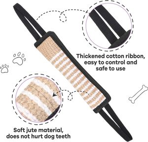 Juguete de Nylon Resistente para Perros, Tejido Mixto, Resistente a Desgarros, Apto para Juegos de Tira y Afloja, Ideal para Perros Pequeños y Medianos - Product Image 3
